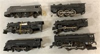 lot of 6 Lionel & Lionel JR Locomotive Engines