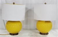 Pair of Mid Century Style Algona Lamps
