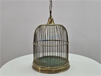 Brass Dome Hanging Bird Cage