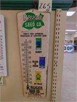 Kruger Seed Co. Advertising Thermometer