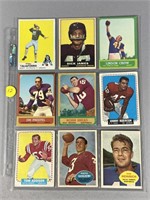 LOT OF (18) VINTAGE FOOTBALL CARDS