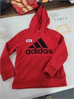 RED ADIDAS KID SWEATER SIZE S (8)