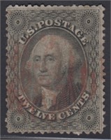US Stamps #36 Used with small flaws CV $325
