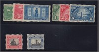 US Stamps #614-621 Mint Hinged Group