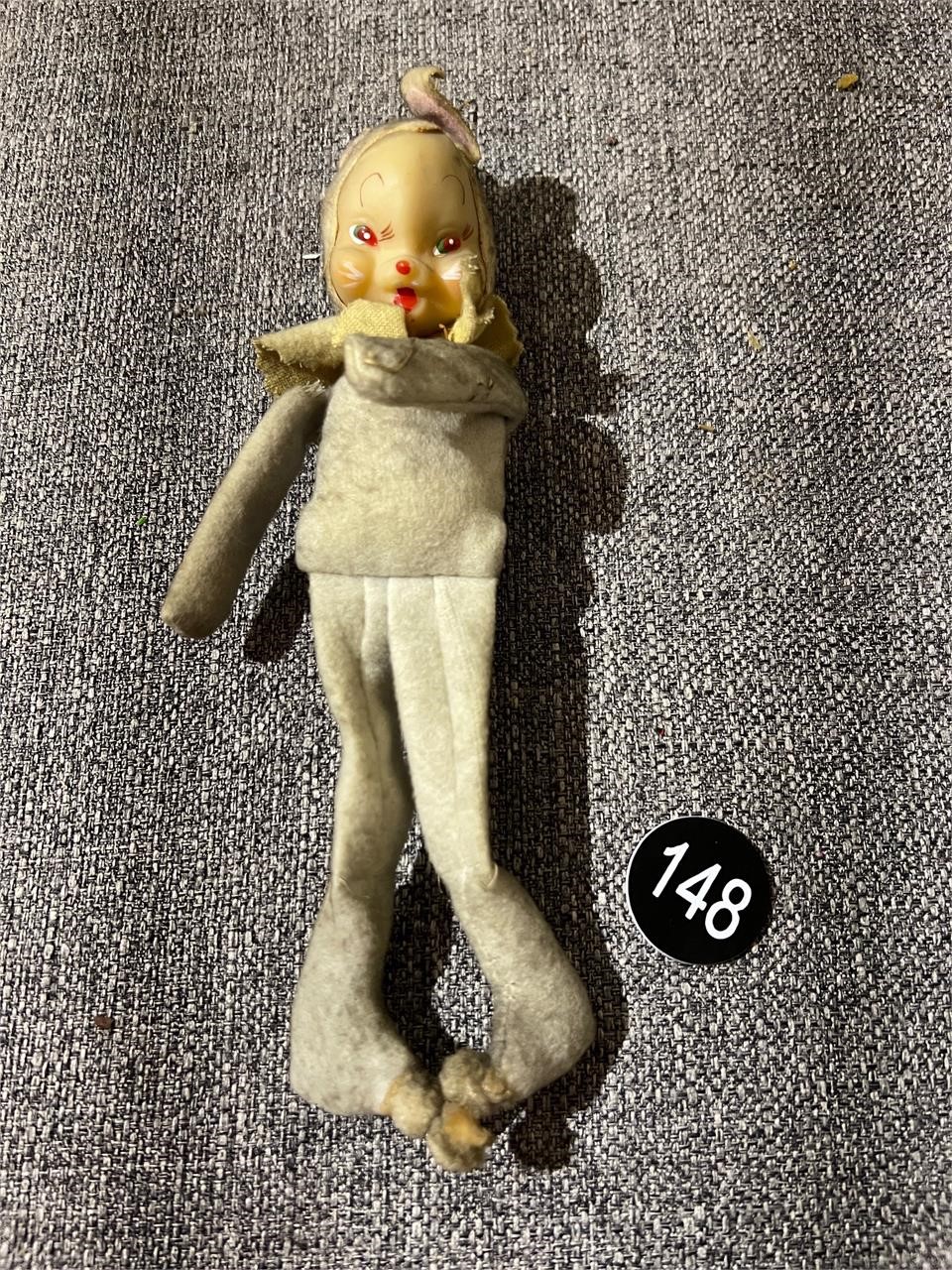 Vintage Rubber Faece Doll
