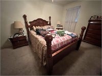 QUEEN SIZE BED WITH MATTRESS SET