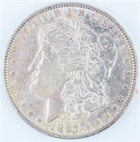 Coin 1887  Morgan Silver Dollar Almost Unc.