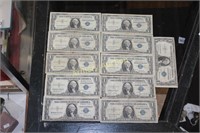 CHOICE (11) SILVER CERTIFICATES