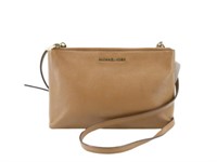 Michael Kors Beige Leather Designer Shoulder Bag