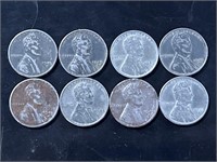 1943 steel pennies.