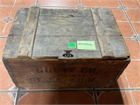 Vtg Goetz Co Wooden Box/Crate