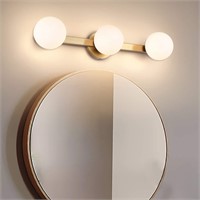 Joosenhouse 3-Light Bathroom Fixture  Brass Gold