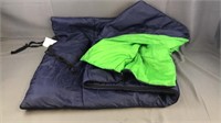 Sleeping Bag Reversible Blue / Green