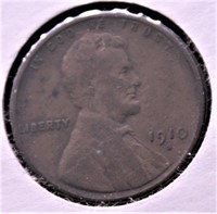 1910 S LINCOLN CENT VF KEY DATE