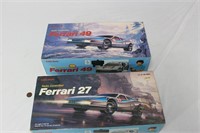 Vintage RC Ferrari 27 & Ferrari 49. 1986