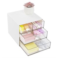 CIOUYAOS Desk Organizer with Drawers, Large...