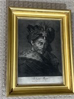 II GRAN MOGOR MEZZOTINT 20.5 H X 15.5" W - I.I.