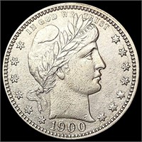 1900-O Barber Quarter CHOICE AU