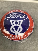 Ford Parts Button   Approx. 16" Diameter   NIP