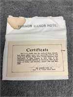 Piece of Pillow or Sheet used by one of the