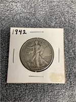 1942 Walking Liberty Half-Dollar