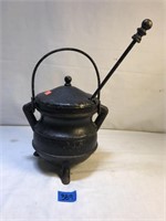 Cast Iron Smudge Pot Fire Starter w/ Pumic Wand