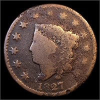 1827 Coronet Matron Head Large Cent