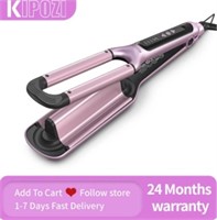 KIPOZI Beach Waves Curling Iron 3 Barrel Deep Hair