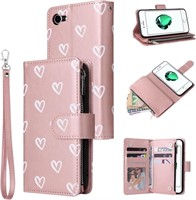 (N) UEEBAI Wallet Case for iPhone SE 2022 5G/iPhon