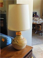SOUTHWESTERN STYLE PAIR OF LAMPS