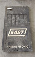 4 - EAST MUDFLAPS- NEW- APPROXIMATELY 24 INCHES