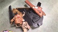 MISC GUN HOLSTERS TRAY LOT