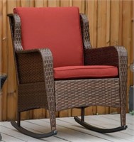 Outdoor Wicker Rocking Chair, Rattan Rocker