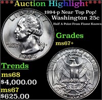 ***Auction Highlight*** 1994-p Washington Quarter