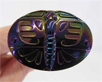Big Butterfly hatpin - purple
