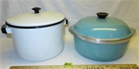 Club Aluminum Dutch Oven, Enamel Pan