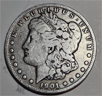 1901 o Better Date Morgan Dollar -