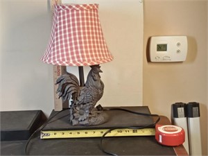 rooster lamp with shade