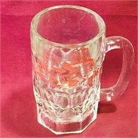 "Dog N Suds" Heavy Glass Beer Mug (6" Tall)