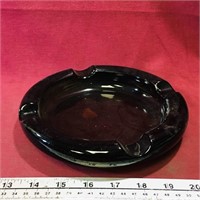 Amber Glass Ashtray (Vintage)