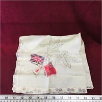 Silk Canada Souvenir Handkerchief (Vintage)