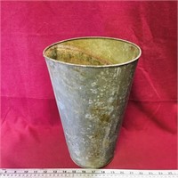 Vintage Galvanized Feed Bucket