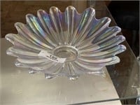 Federal Glass Moonglow Rainbow Iridescent Bowl