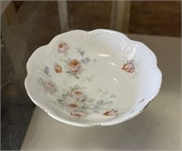 Hand Painted Germany Bowl with Gold Trim