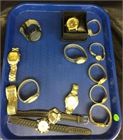 WATCHES  / MOSTLY MEN'S STYLES  / APPROX:  14 PCS