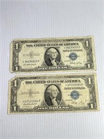 2-1935E Star Notes Siliver Certificates