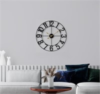 B1387  Sorbus Large Metal Wall Clock 16