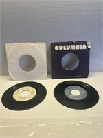 Lot of 4 Vintage 7 Inch Vinyl Records