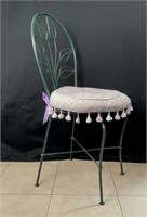 Iron Cafe Chair Green