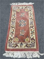 Hand-Knotted Cut-Pile Rug